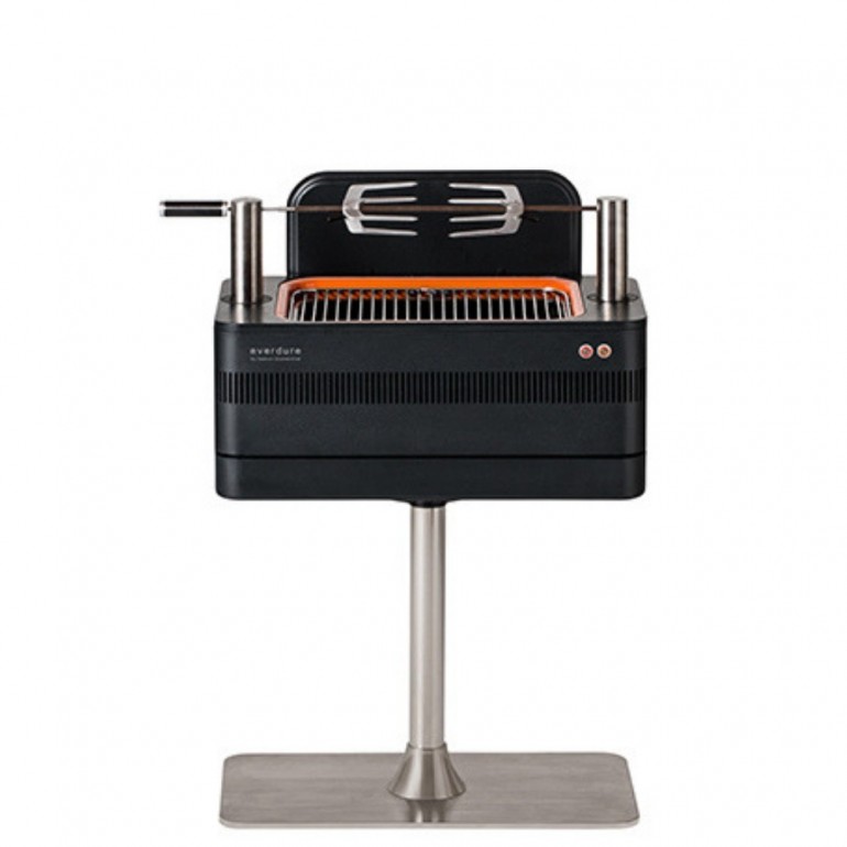 Barbecue a carbonella FUSION™ di Everdure by Heston Blumenthal con girarrosto e accensione carbone automatica