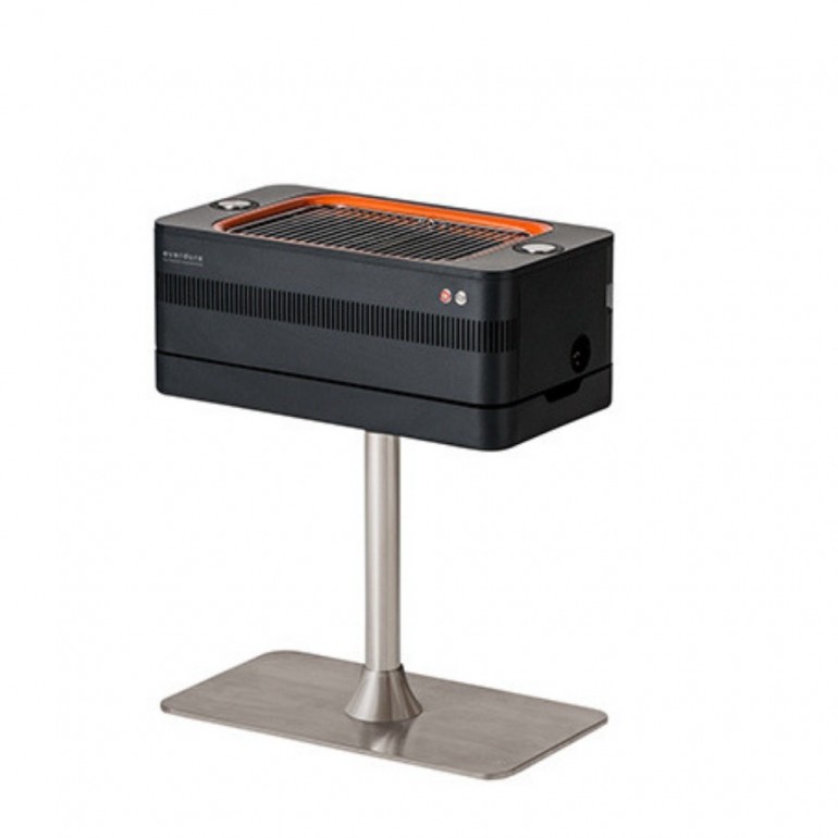 Barbecue a carbonella FUSION™ di Everdure by Heston Blumenthal con girarrosto e accensione carbone automatica