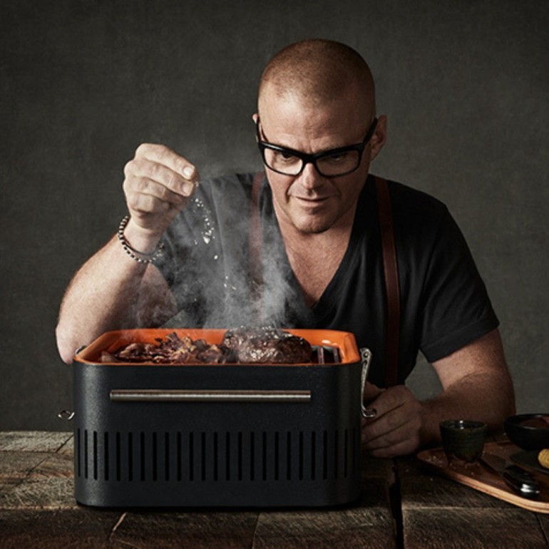 Barbecue a Carbone portatile CUBE™ grill portatile a carbonella Everdure by Heston Blumenthal