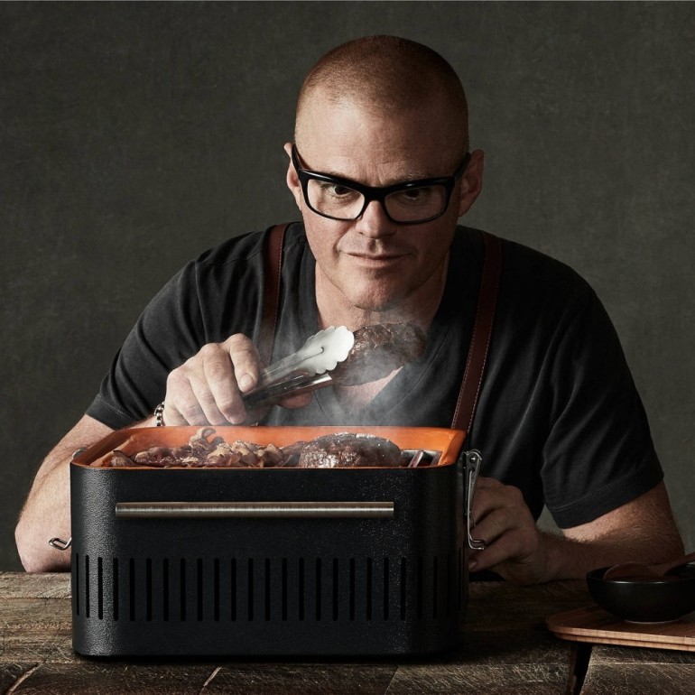 Barbecue a Carbone portatile CUBE™ grill portatile a carbonella Everdure by Heston Blumenthal