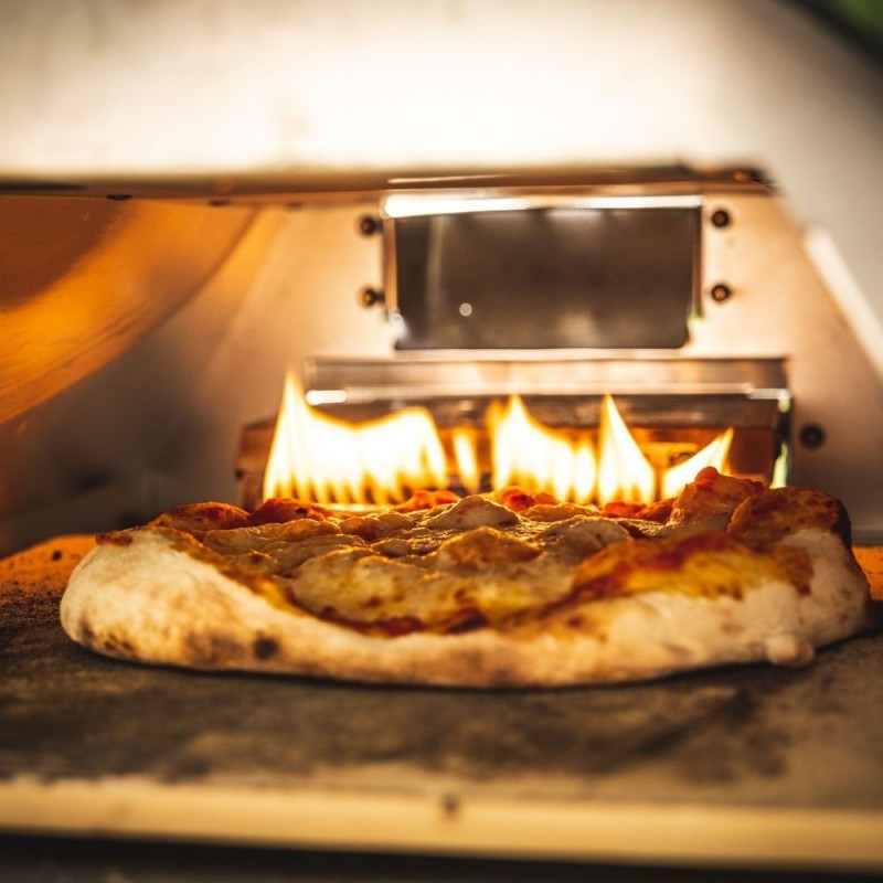 Forno per Pizza e pane Ventura "Ibrido" alimentato a Legna ...