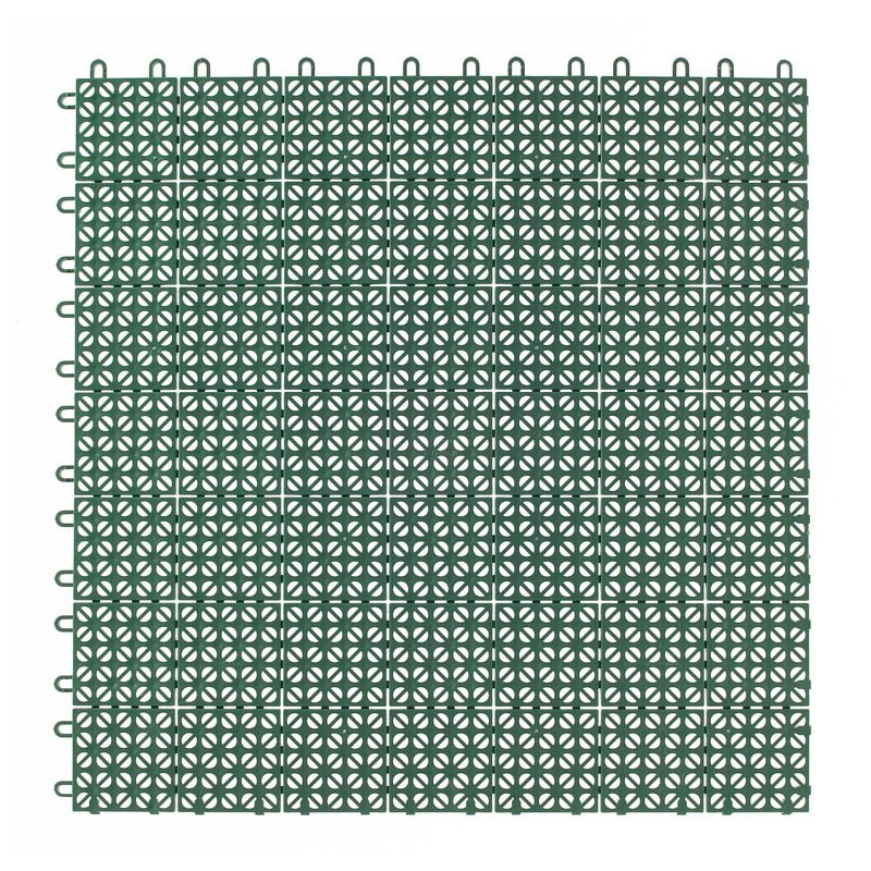 Piastrella Flessibile in Plastica 55,5 x 55,5 cm da Esterno e Giardino. Drenante e Autobloccante