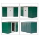 Casetta Porta Atrezzi da Giardino in Metallo Ezooza 277 x 130 x 173 cm in Lamiera di colore Verde