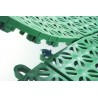 SET 9 Piastrelle per esterno in plastica pvc Multiplate resistenti da giardino flessibili