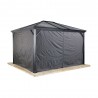 Gazebo in alluminio ed acciaio Ventura 10"x10" 296x296x260 cm by Ezooza