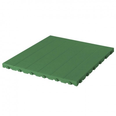 Piastrella in Plastica da Esterno e Giardino 60 x 60 cm Verde Piena equivalente a 1,5 m2. PEZZI 4