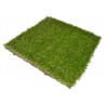 Greenplate piastrella modulare in plastica con erba sintetica 37,7 x 37,7 cm. Confezione da 12 pezzi per coprire 1,75 m2